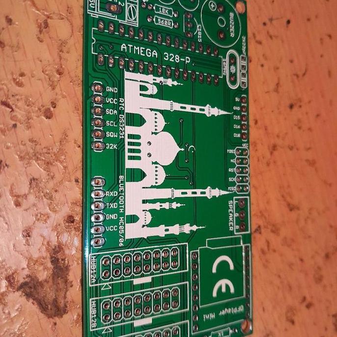 PCB ARDUINO ATMEGA328 ATMEGA 328 RTC MP3 P10 3X HUB-12 HUB12 JWS CLOCK SAF12