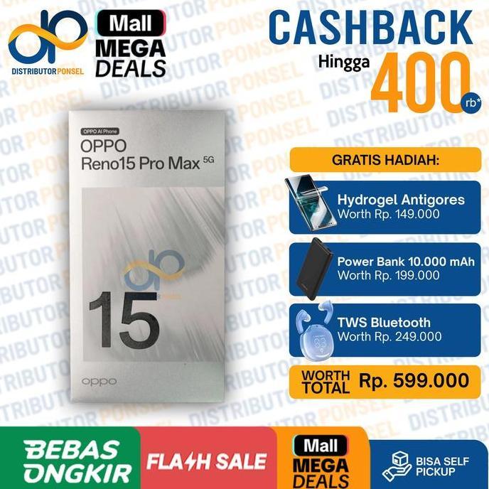 Comunicazione- Oppo Reno 15 Pro Max 5G 8/256Gb 12/256Gb 12/512Gb | Reno 15 Reno15 Garansi Resmi Not 