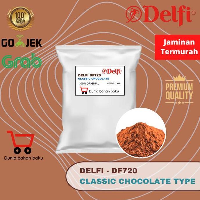 COKLAT BUBUK DELFI DF720 CLASSIC COCOA POWDER 1KG | 100% ASLI