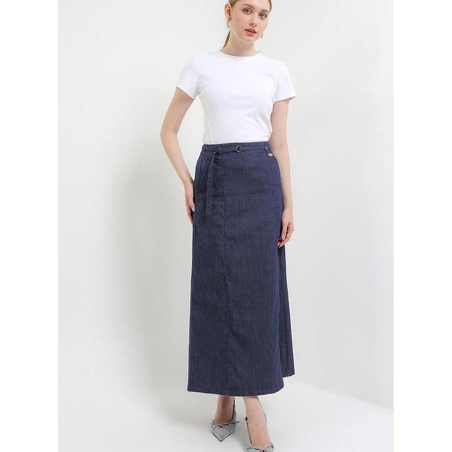 EXIT Gerena Skirts 112.93949.49 |Rok Jeans Wanita - Warna Biru (TERBAIK) (TERBARU) (TERMURAH)