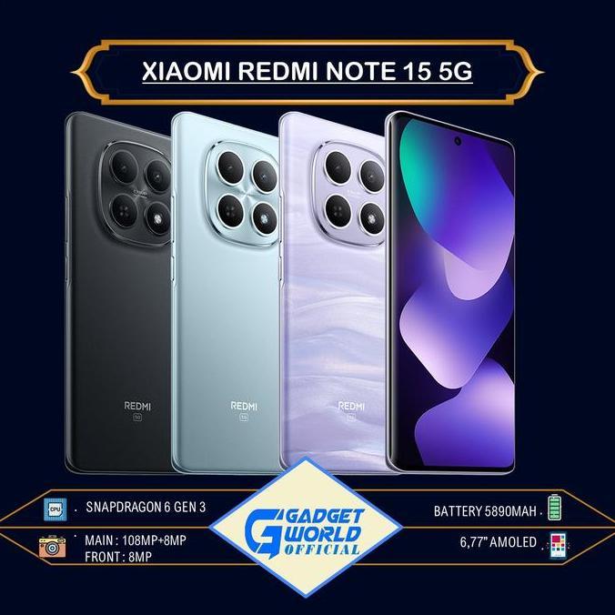 Comunicazione- [ Tp ] Xiaomi Redmi Note 15 5G ( 8Gb/256Gb ) Garansi Resmi