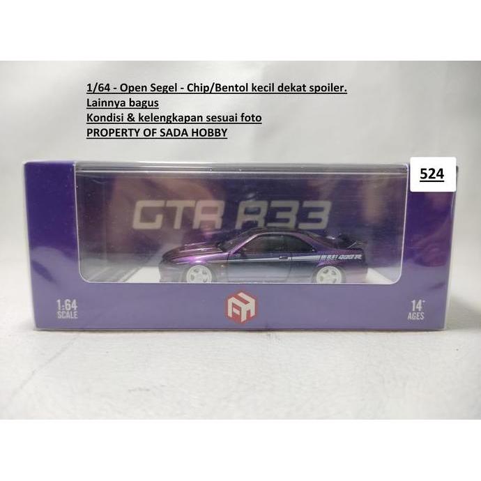 FOCAL HORIZON 1/64 NISSAN SKYLINE GT-R NISMO 400R IN MIDNIGHT PURPLE II UNSEALED CADATOYS