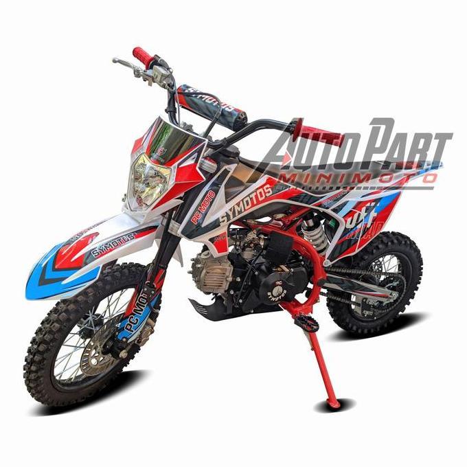 Terlaris Motor Mini Trail 110Cc Automatic Ring 12-14 Mesin 4Tak + Lampu Depan