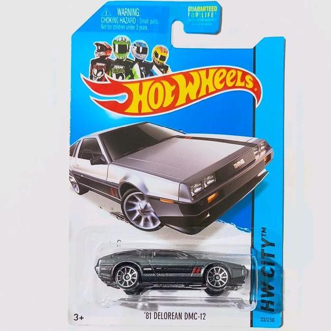 HOT WHEELS 81 DELOREAN DMC 12 ABU-ABU 2014 HW CITY FUN99