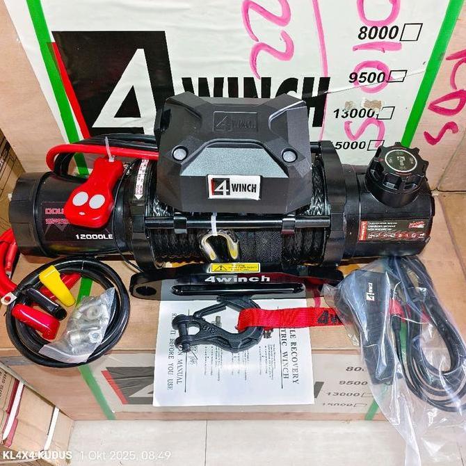 Terlaris 4Winch Double Speed 12000Lbs Plasma 12Volt