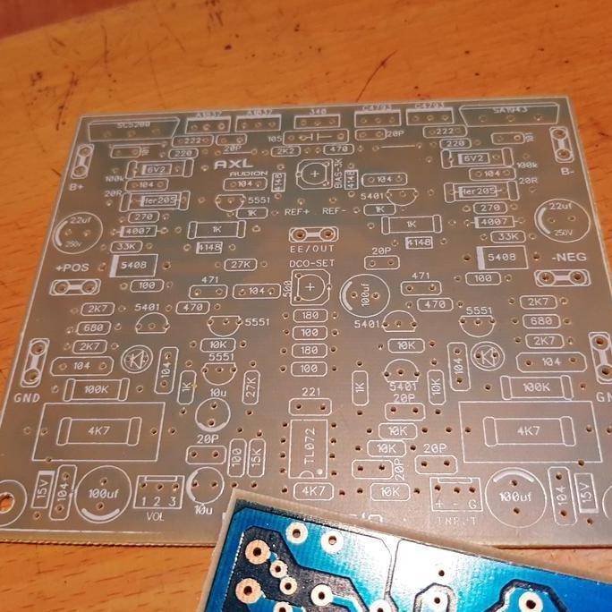 PCB POWER AMPLIFIER AXL MONO BAHAN FIBER SAF12