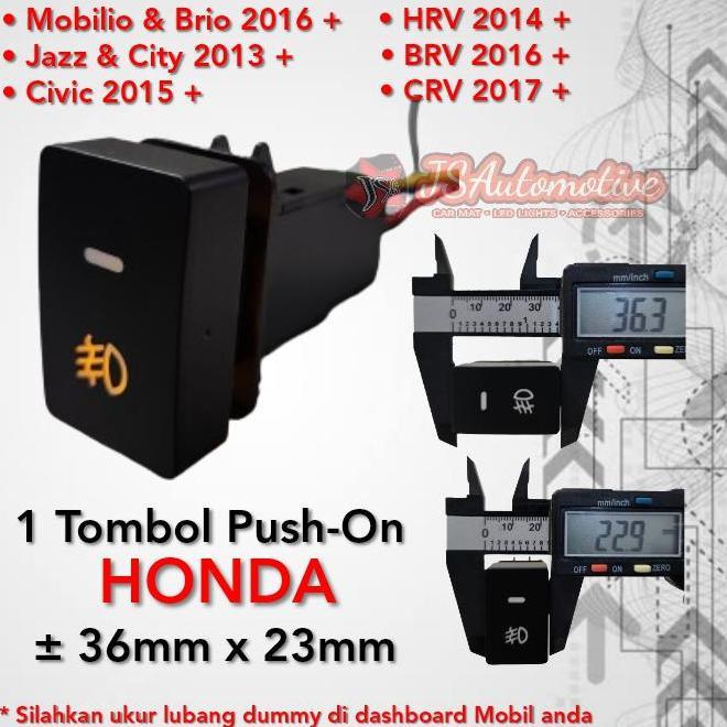rahmutomo / KABEL RELAY SET Lampu Foglamp Kabut Depan Bawah Mobil soket H8/H11/H16 JP dengan 1 Tombo