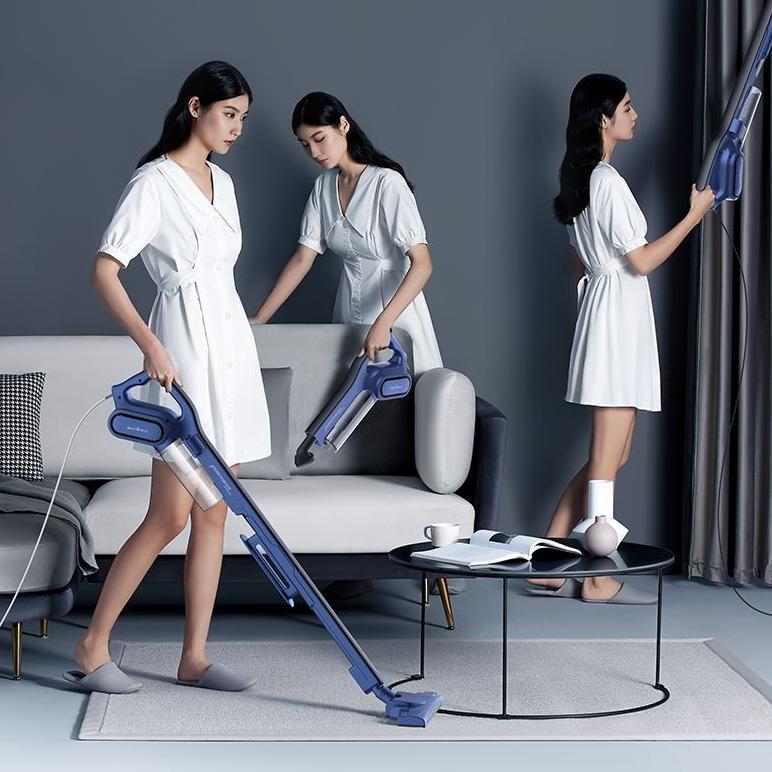 Deerma Dx810 Hand-Held Portable Vacuum Cleaner 2-In-1 Penyedot Debu | Vacum Cleaner Deerma Dx810
