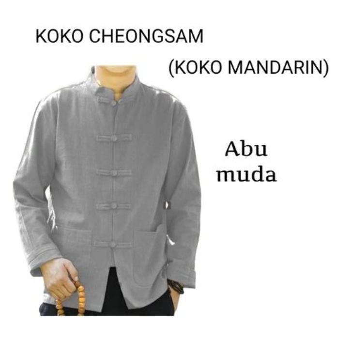 Stellashoppie | Koko Cheongsam Mandarin Baju Koko Pria Lengan Panjang Limited Edition