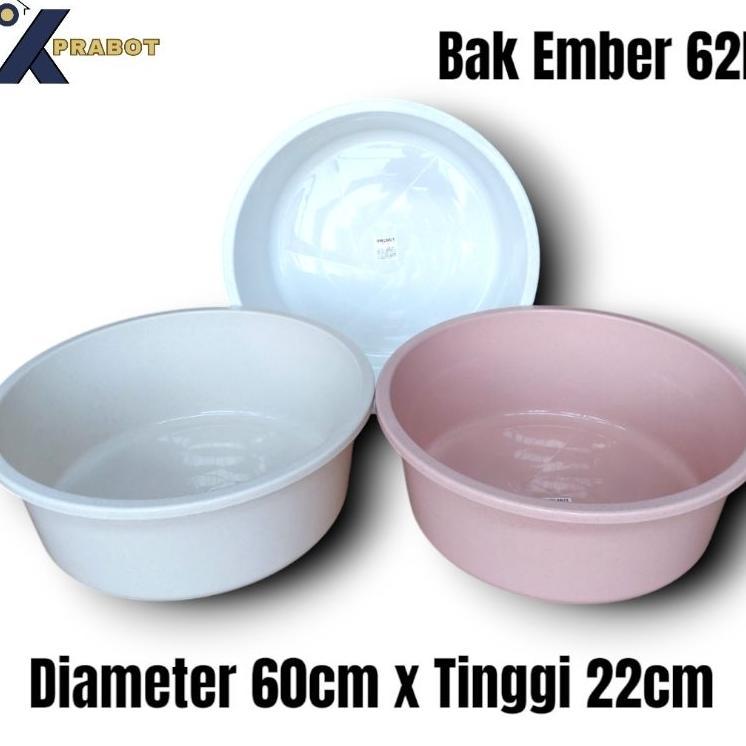 Bak Ember Bulat Jumbo 62 Liter Ceramic - Kprabot / Bak Usa 27 / Bak Ikan / Ember Ikan / Bak Ember Bu
