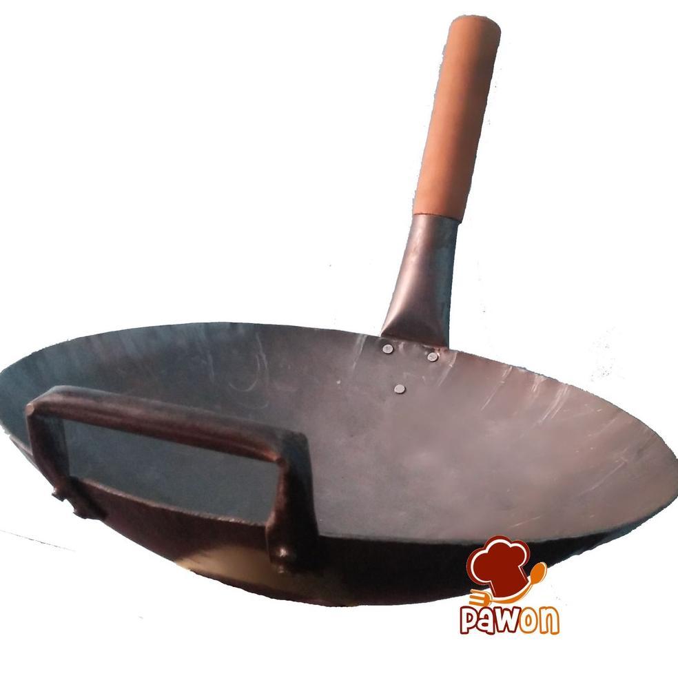 40Cm | Wajan Baja Penggorengan Nasi Goreng 40Cm Tebal 1.8Mm