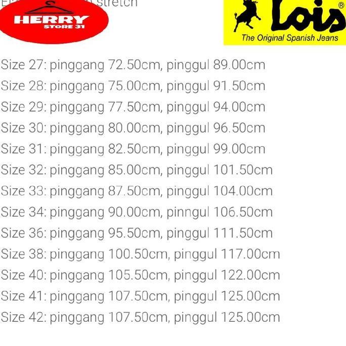 celana chinos merk lois original slimfit premium quality Pria Panjang Katun