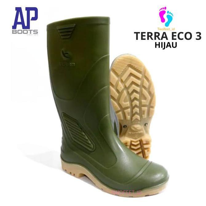 AP BOOTS TERRA ECO 3 - AP TERRA ECO 3 SIZE 38 - 43 - AP BOOTS HIJAU - HITAM - KUNING - ORANGE - SEPA