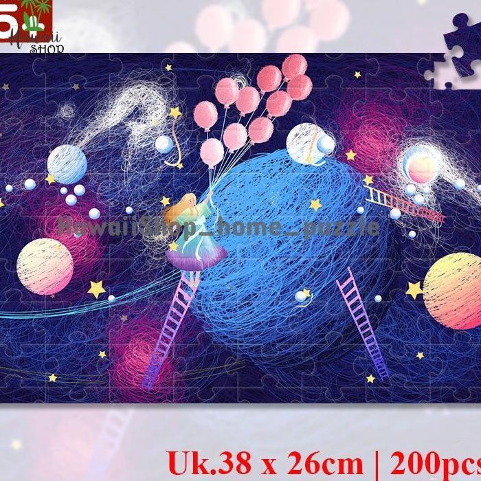 Puzzle Jigsaw 200Pcs Mainan Anak Uk.38X26Cm