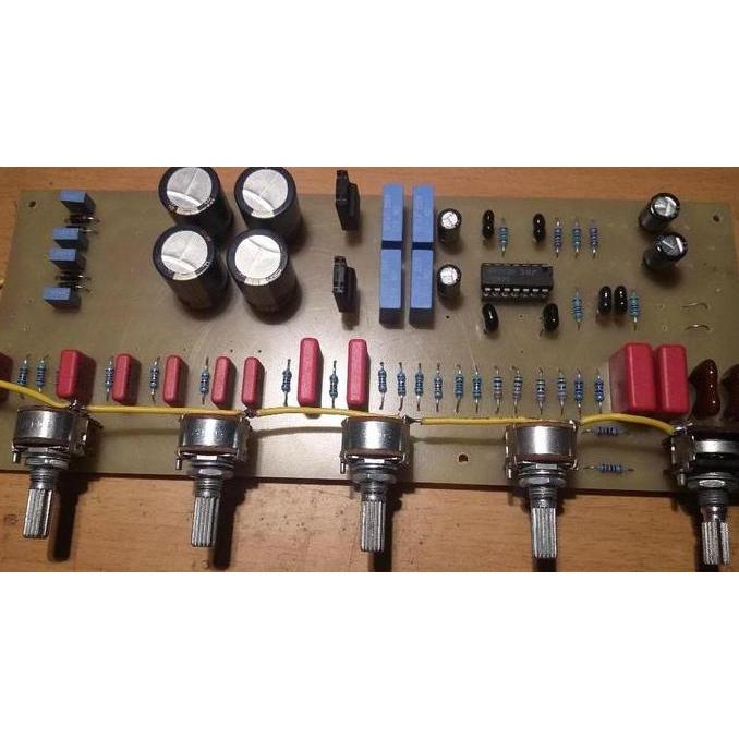 PCB TONE CONTROL BIFET BI-FET BI FET TL084 TL 084 TL074 TL 074 SAF12