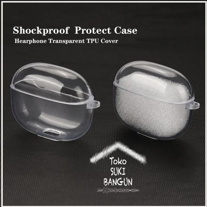 Case untuk Baseus Bowie WM05 Silicone CLEAR Transparent TWS Casing Cover Pouch Protector