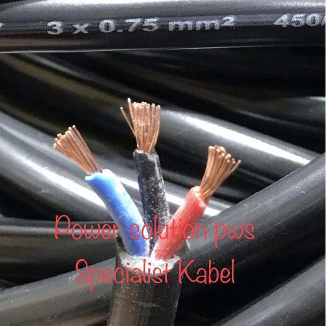 Kabel Nyyhy Serabut asli Tembaga 3x0,75mm 3x 0,75mm 3x0.75mm 3x 0.75mm