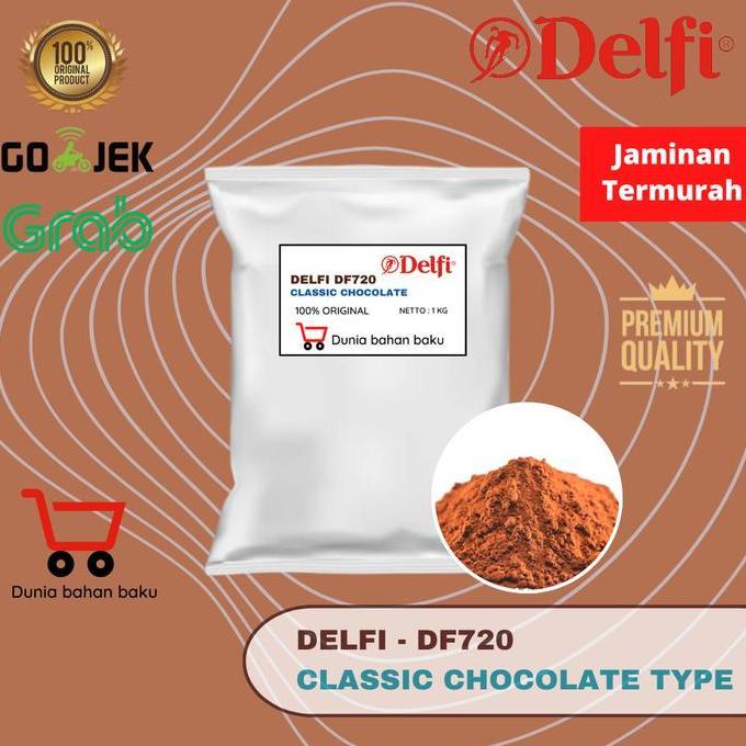 COKLAT BUBUK DELFI DF720 CLASSIC COCOA POWDER 1KG | 100% ASLI