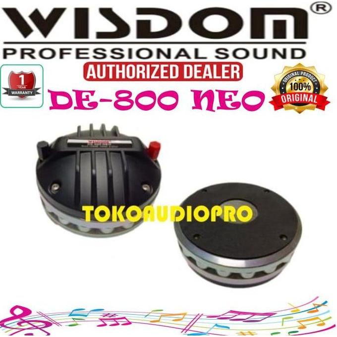fahmifahstore / Driver Wisdom DE800Neo Driver Speaker Wisdom Component DE-800Neo Diskon