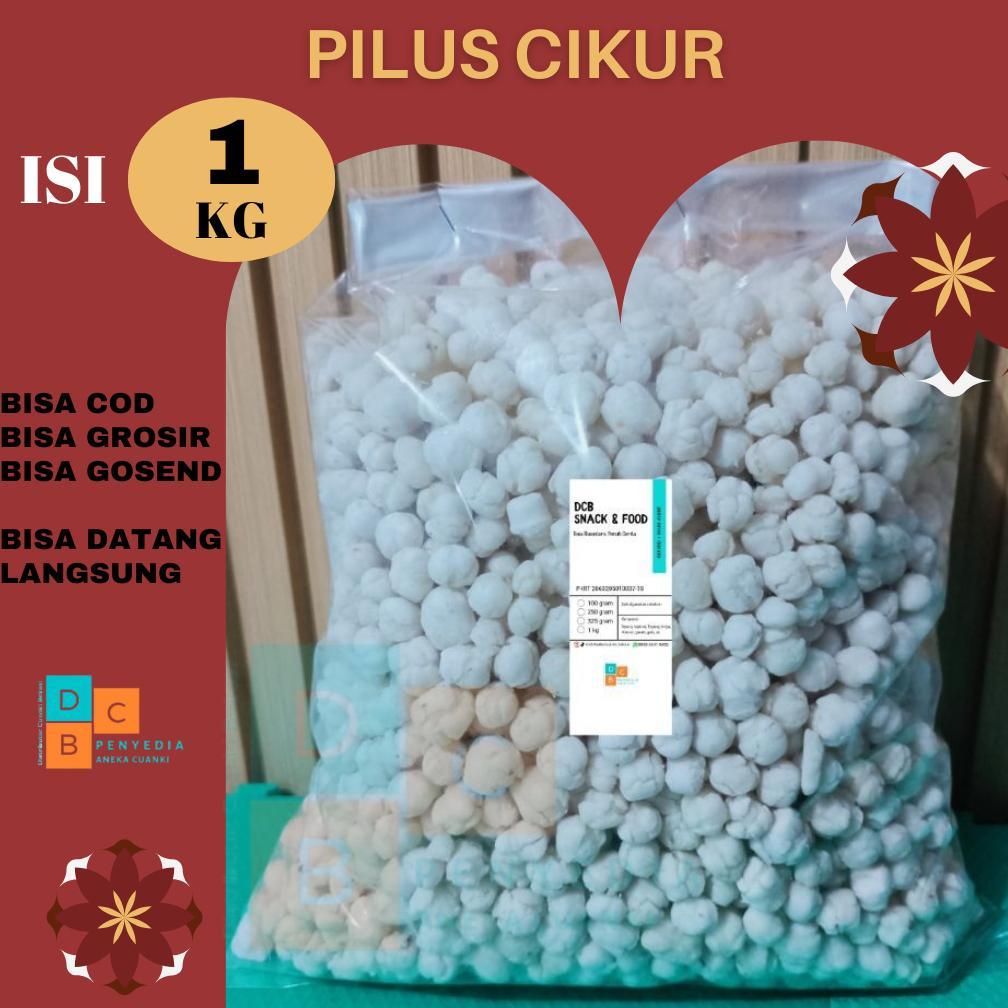 Pilus Cikur Sari rasa kiloan 1kg Pilus Kencur Renyah pilus suki - toping seblak - baso Aci - bakso c