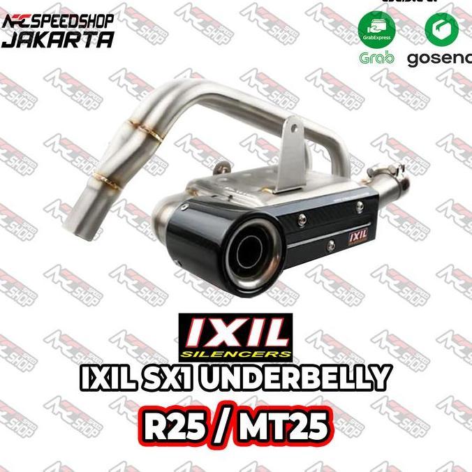 Knalpot Ixil SX1 R25 / MT25 Underbelly Fullsystem Original Spain terlaris