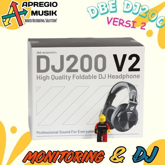 fahmifahstore / dbE DBE DJ200 DJ 200 V2 versi 2 High Quality DJ Headphone for monitoring recording a