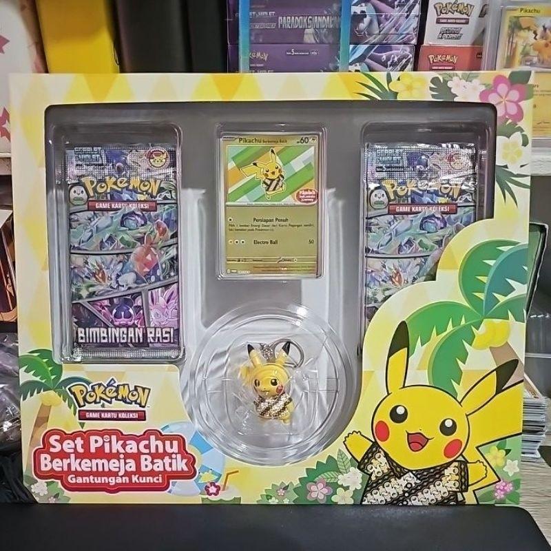 Discount Set Pikachu Berkemeja Batik Original Box Bundle Pokemon Tcg Kartu Indonesia