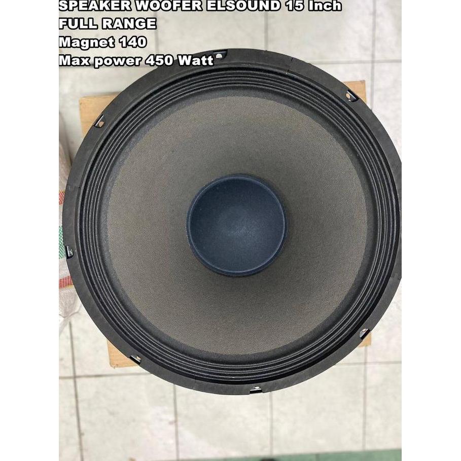 fahmifahstore / SPEAKER WOOFER ELSOUND 15 inch 15in 15" FULL RANGE ORIGINAL 15inch Diskon