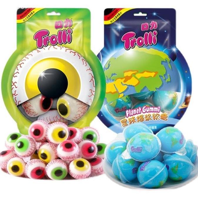 Yummy Trolli Earth Plan Gummy Chewy Trolly Permen Jelly Gummy Korea