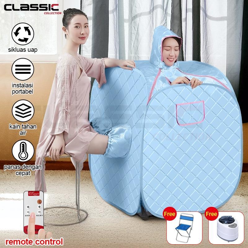 Kotak Sauna / Portable Steam Sauna Alat Pelangsing Tubuh / Alat Spa /Alat Mandi Uap