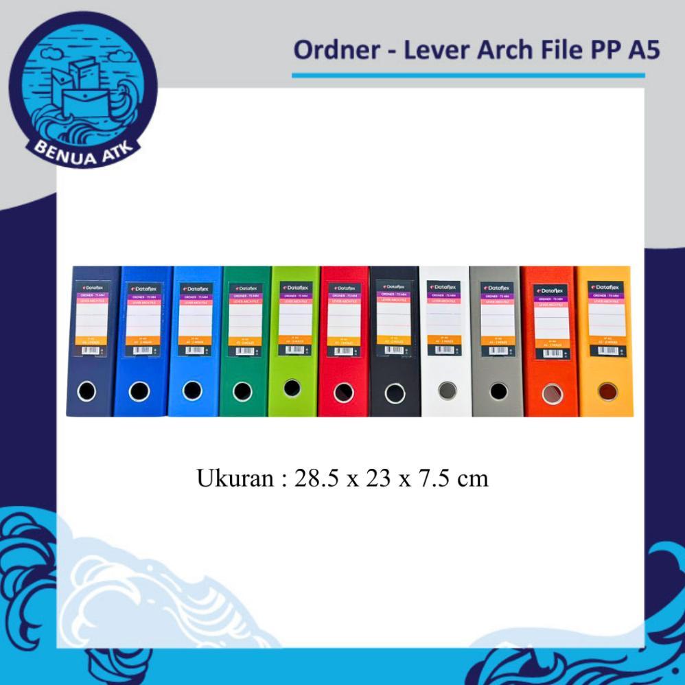 Ordner File / Lever Arch File PP Ukuran A5 Dataflex