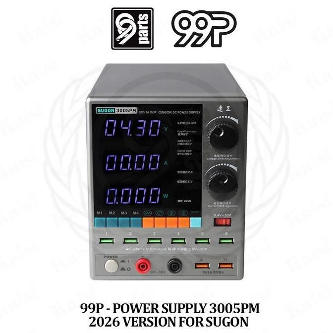 POWER SUPPLY SUGON 3005PM VERSI 2026/ DC POWER SUPPLY SUGON 3005PM V.2026 / POWER SUPPLY SUGON 30V 5