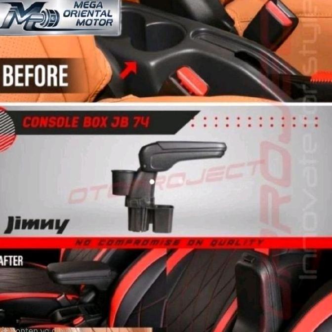 Termurah Otoproject Console Box Armrest V1 Jimny Jb74 3/5 Door - Laci Barang & Armrest Premium Plast
