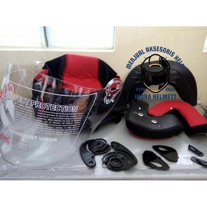 BUSA HELM NHK R6 + KUNCI TALI HELM + KACA
