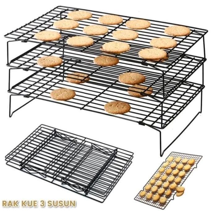 cooling rack susun 3 / rak pendingin kue susun 3 Cake