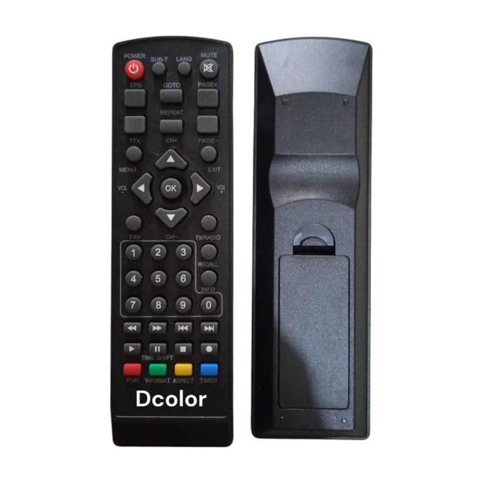 REMOTE REMOT  STB D color SET TOP BOX LANGSUNG BISA DIGUNAKAN