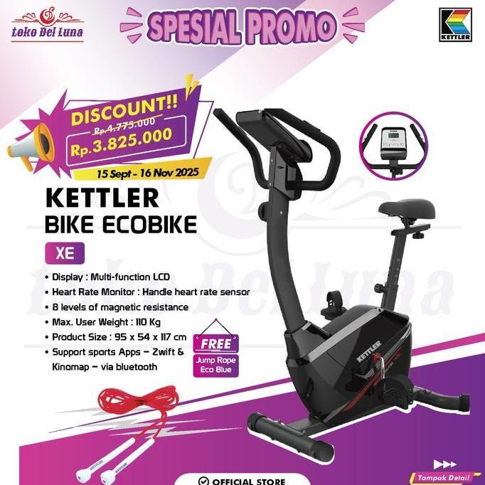 Sepeda Statis KETTLER Ecobike XE - Original