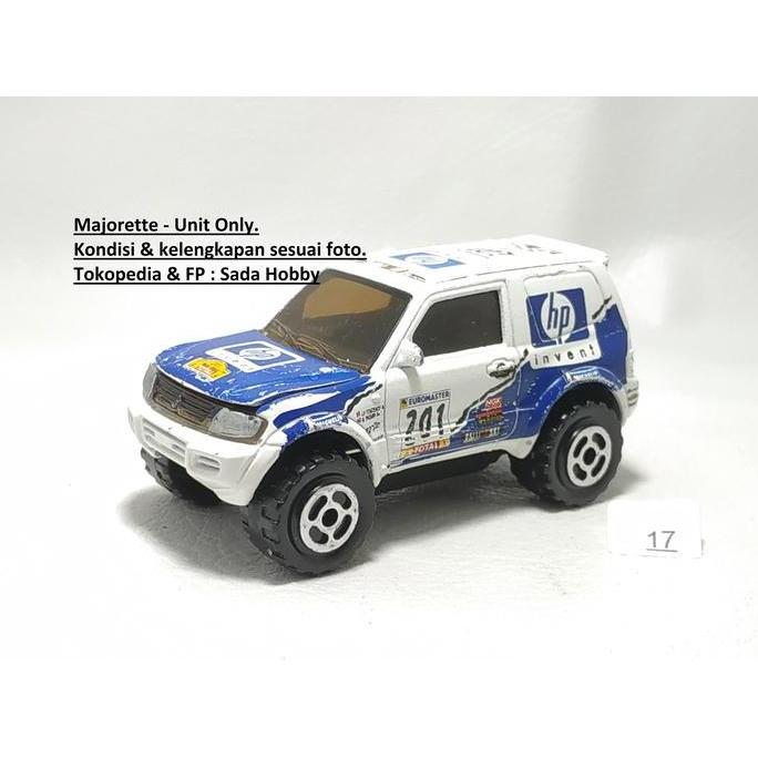DIECAST MAJORETTE MITSUBISHI PAJERO PUTIH UNIT ONLY CADATOYS