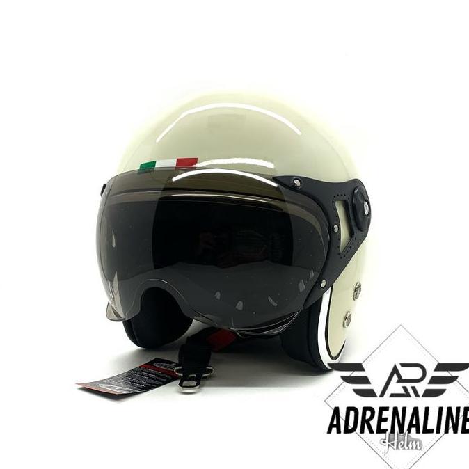 HELM DAG PILOT ITALY CREAM ORI