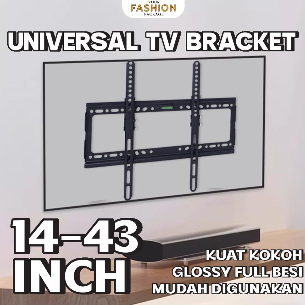 BRACKET TV LED 14 17 19 20 22 24 27 32 40 43 Inch Universal Smart TV Digital LCD Braket Fleksibel