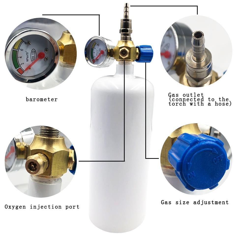 (Lestary Store) Set Alat Las Portabel 2L / Set Alat Las Oksigen + LPG Portabel Set Alat Las Pemotong