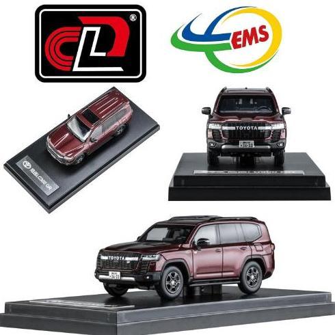 LCD64027-GR-RE - LCD MODELS 1/64 TOYOTA LAND CRUISER LC300-GR SPORT RED A2158