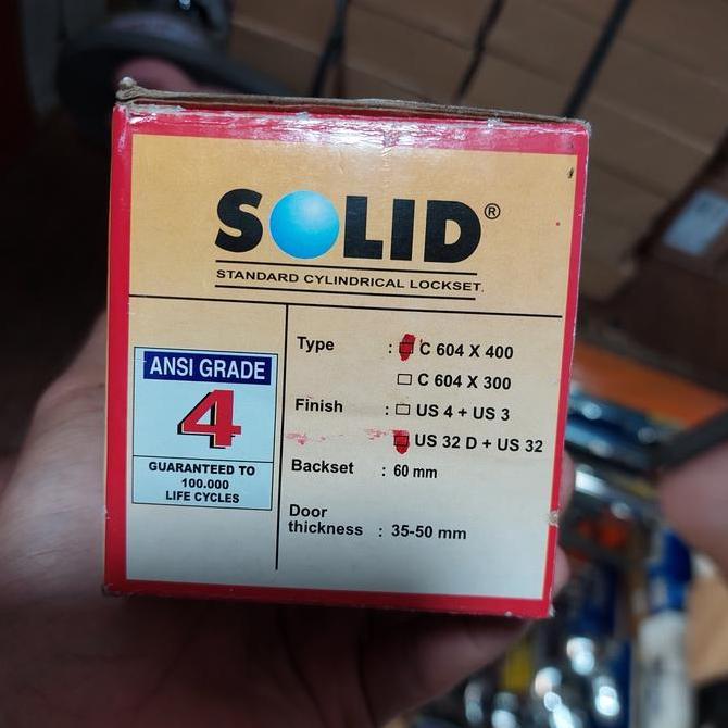 Kunci Bulat Solid C 604 x 400 US 32 D / Kunci Bulat Kamar Mandi Solid