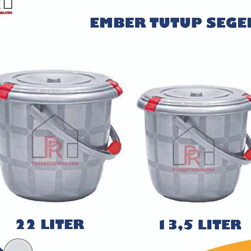 Ember Plastik Segel Silver (Mkw)  / Ember Cuci Baju Besar Dan Sedang / Ember Plastik Lock N Lock