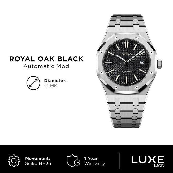 Seiko Royal Oak Black  NH35