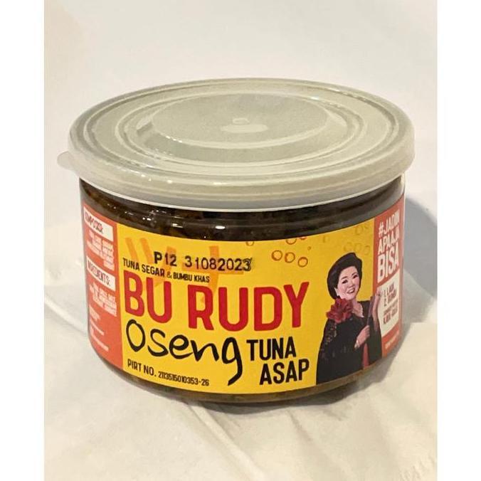 Oseng Tuna Asap dan oseng Paru Bu Rudy kemasan 200gr Kaleng