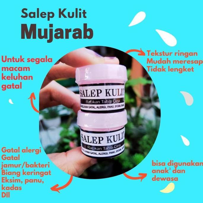 (PAKET isi 2) Salep Gatal Racikan Spesialis Kulit Paling Ampuh - Eksim Basah, Kering, Gatal Menahun,