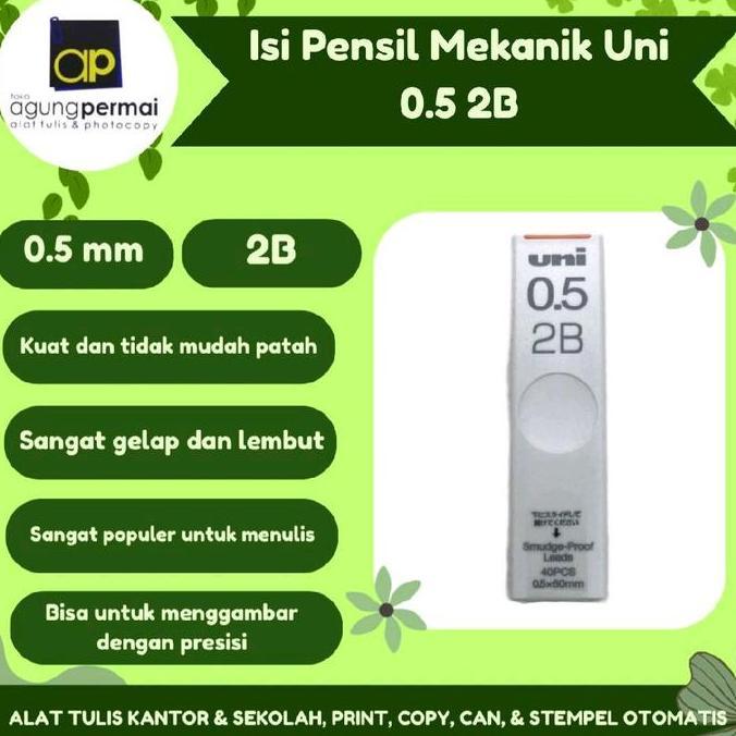 Katonno- Kaku- Isi Pensil Mekanik Uni Nano Dia 0.5 B