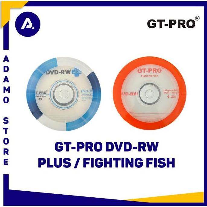 radalani90 - dvd-rw gt-pro plus / fighting fish 16x 4.7gb (50 pcs) dvdrw dvd rw