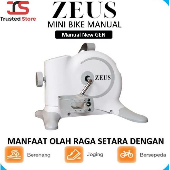 Zeus Mini Bike Manual Static Sepeda Terapi Statis Exercise